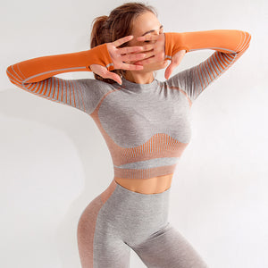 Seamless Female 2 Piece Yoga/ Gym Set.